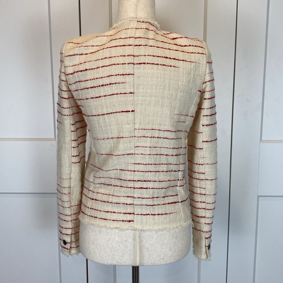 Isabel Marant Etoile Cream Striped Jacket - Picture 5 of 15